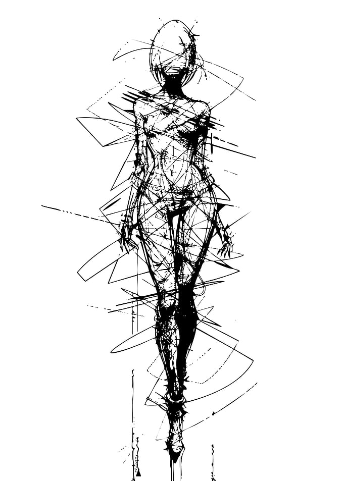 Abstract Figure Sketch