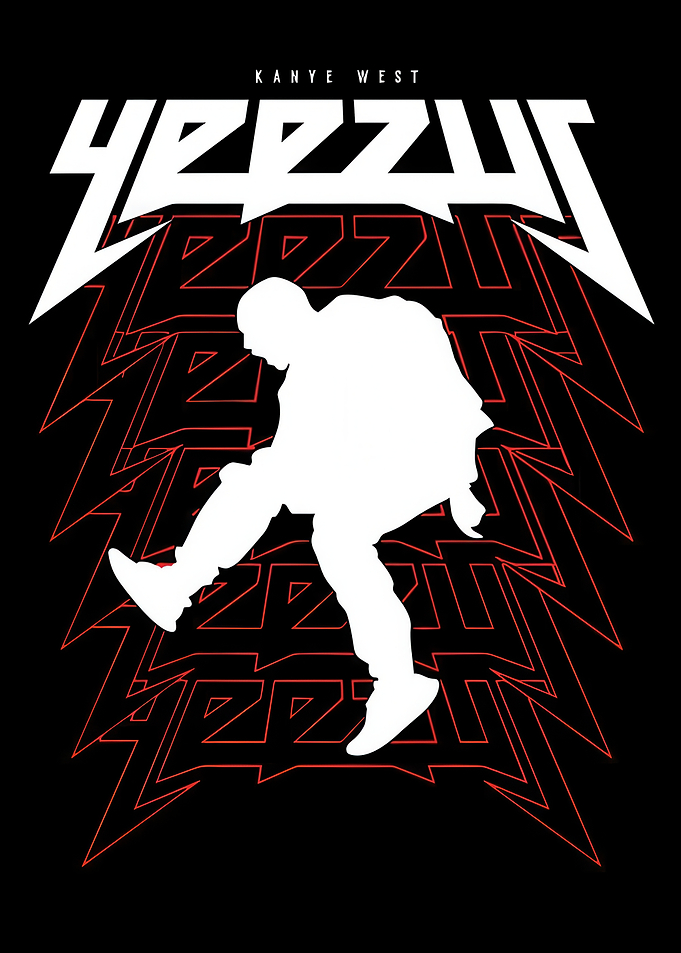 Kanye West Yeezus Silhouette Art