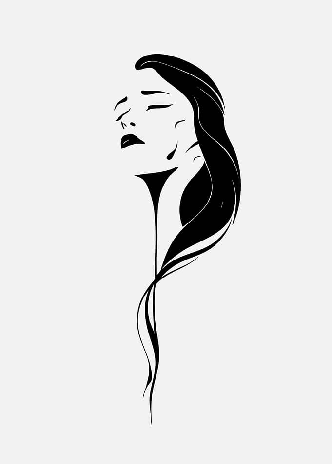 Elegant Woman Silhouette