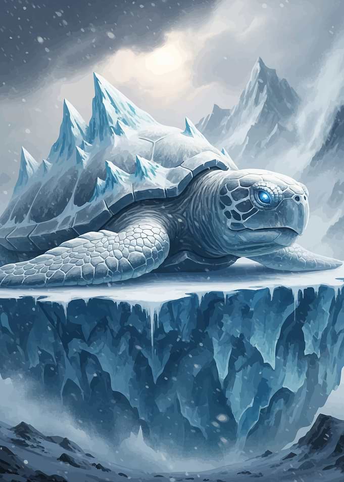 Icy Turtle on Iceberg