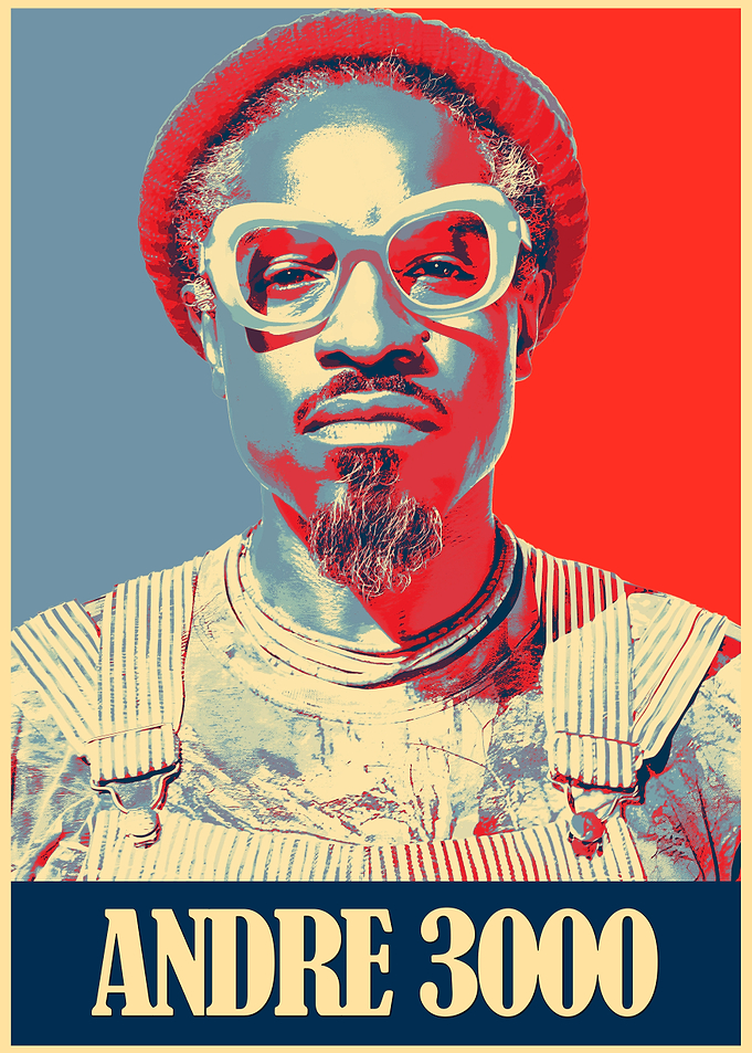 Andre 3000 Portrait Poster
