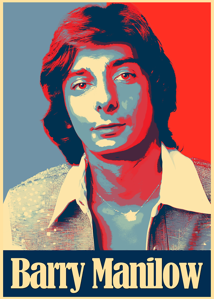 Barry Manilow Pop Art Portrait