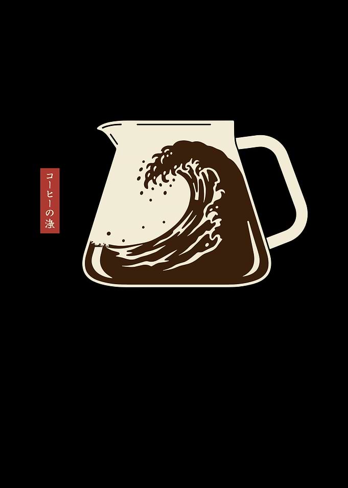 Coffee Wave in Carafe