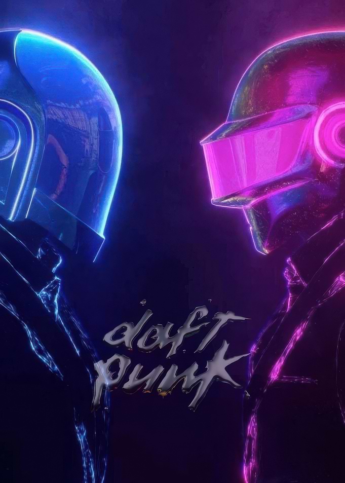 Daft Punk Neon Helmets
