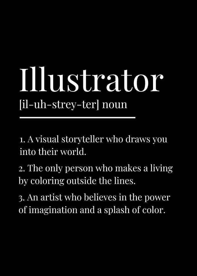 Funny Illustrator Definition