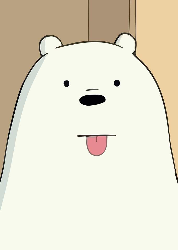 Ice Bear Sticking Tongue Out