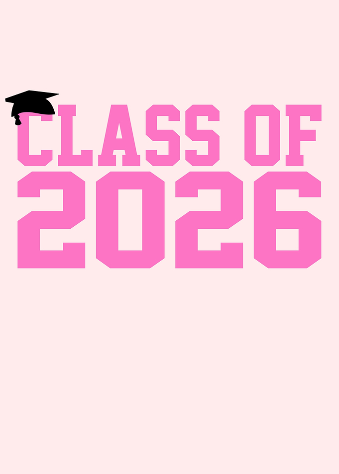 Class of 2026 Graduation Pink