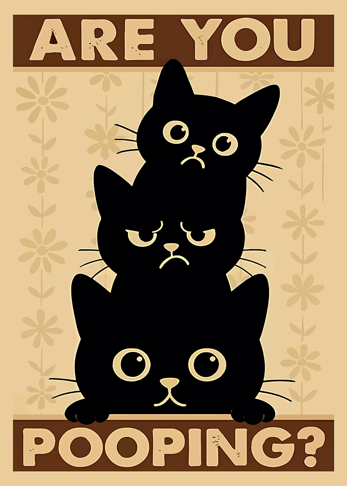 Are You Pooping? Cats