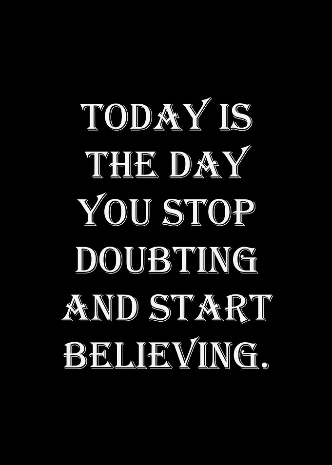 Inspirational Quote: Believe in Yourself