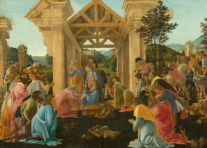 Adoration of the Magi Painting