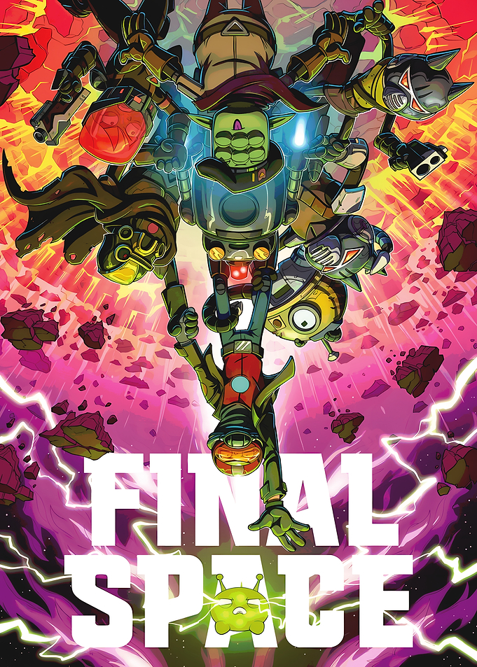 Final Space Comic Book Cover Art