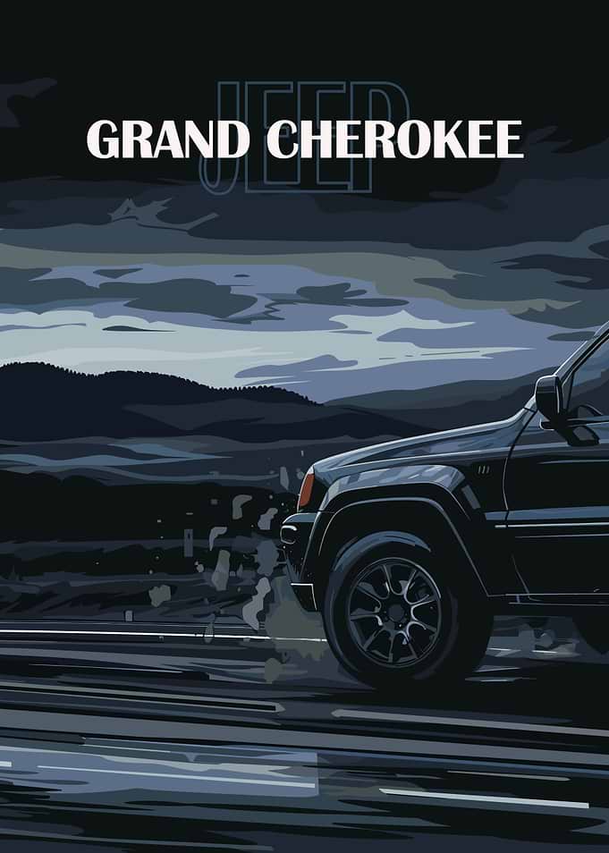 Jeep Grand Cherokee Illustration