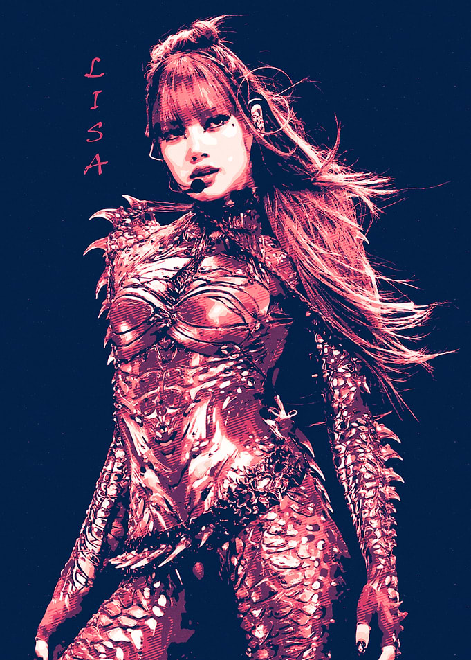Lisa in Dragon Armor