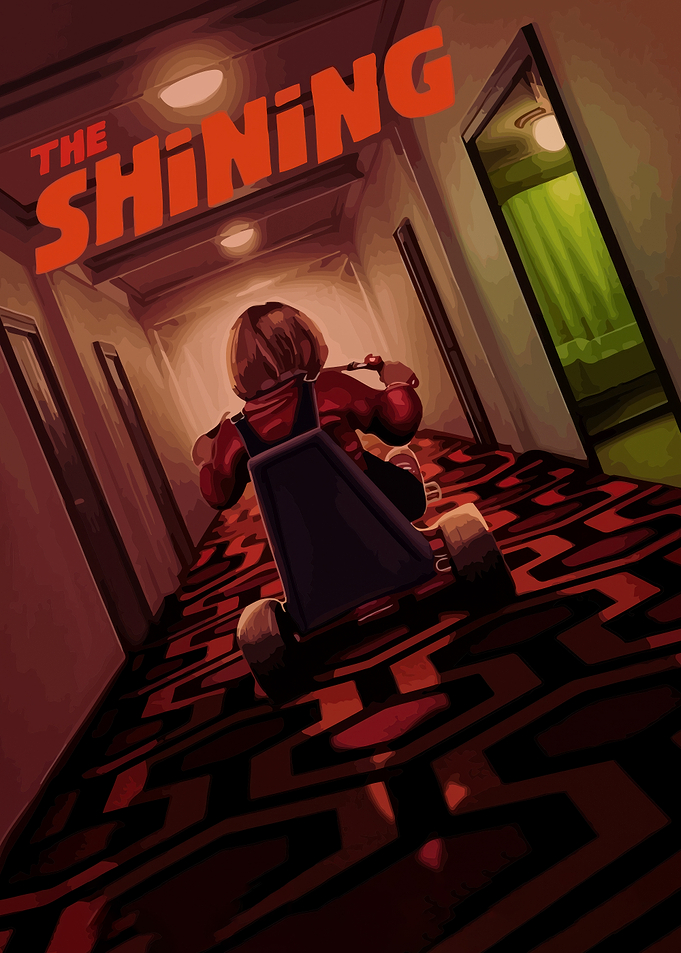 The Shining Hallway Poster