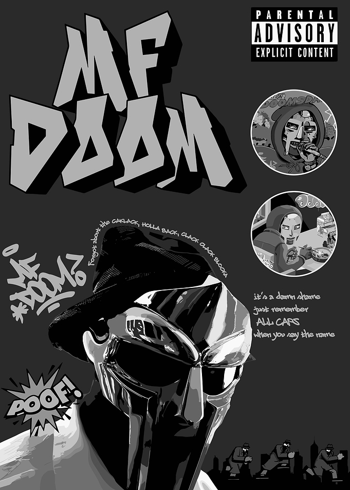 MF DOOM Illustration