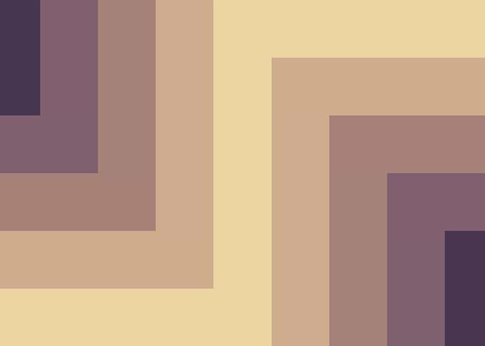 Abstract Geometric Color Block Pattern