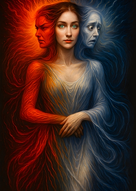 Dual Emotions Portrait