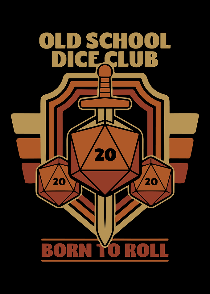 Old School Dice Club Design