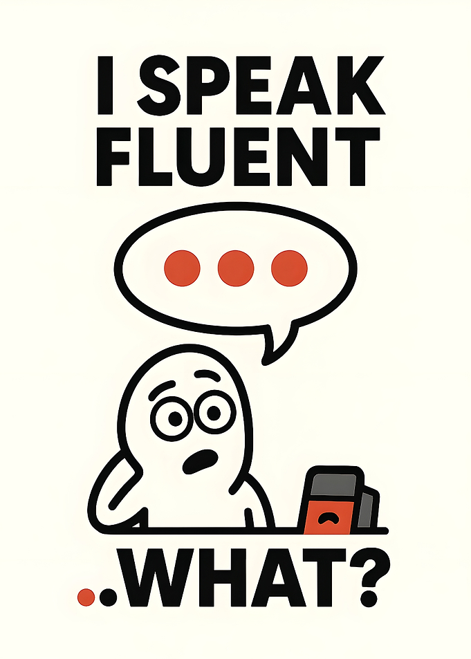 I Speak Fluent... What? Cartoon