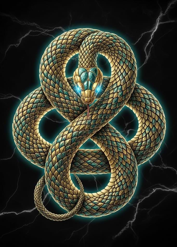 Coiled Snake