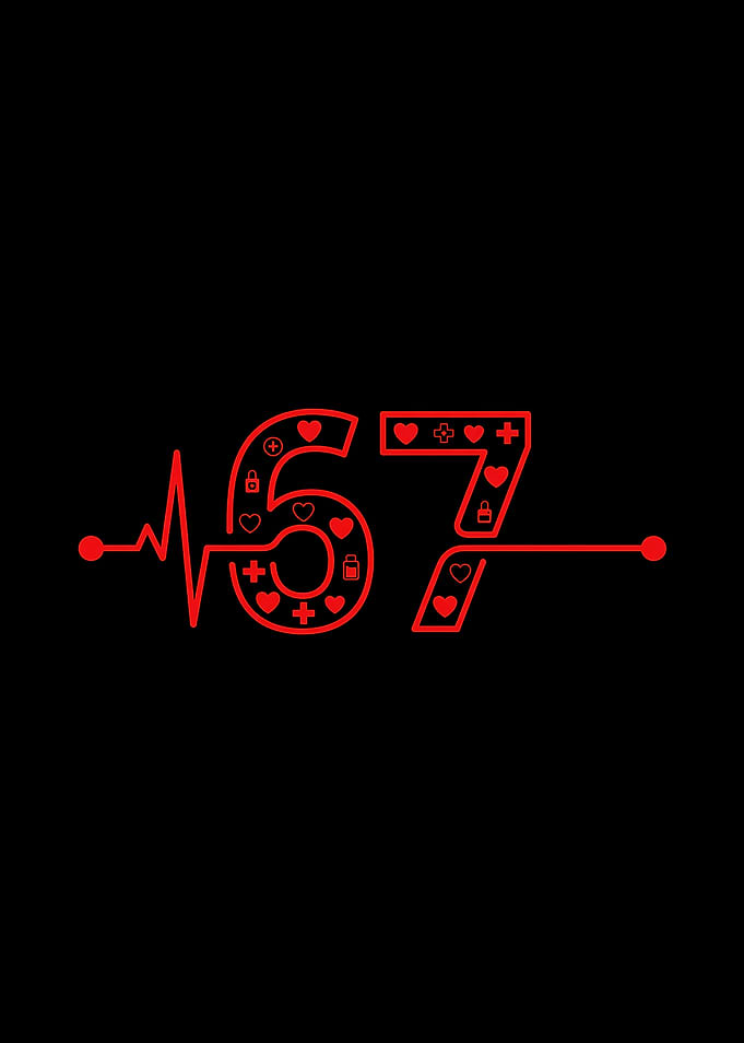67 Six Seven Meme Heartbeat