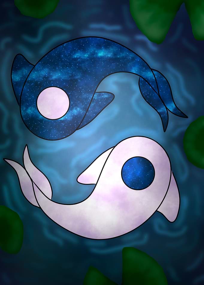 Yin Yang Fish Pond