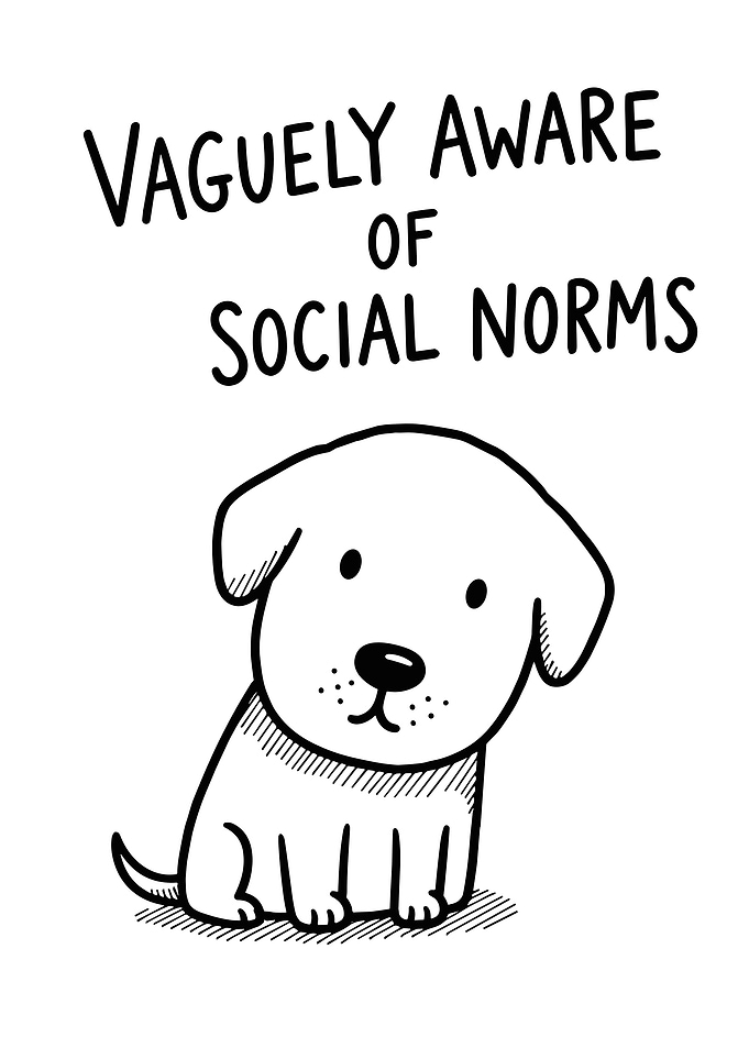 Vaguely Aware Dog