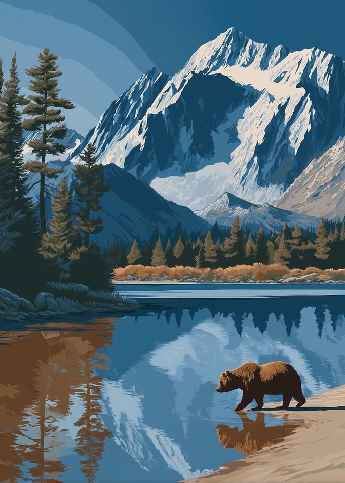 Alpine Lake Serenity
