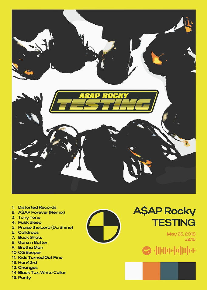 ASAP Rocky - Testing Album Cover