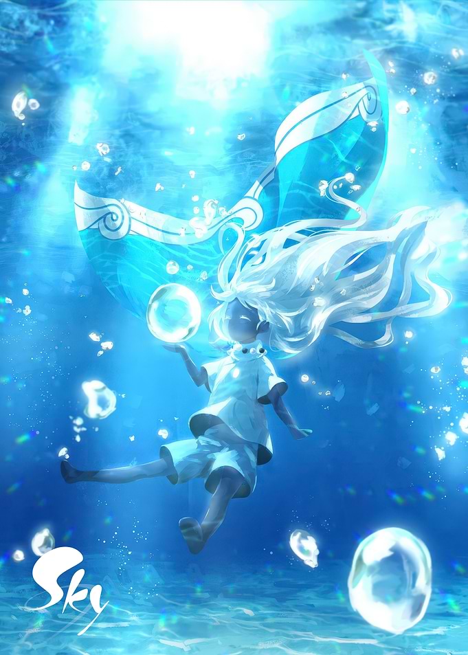 Sky: Children of the Light underwater