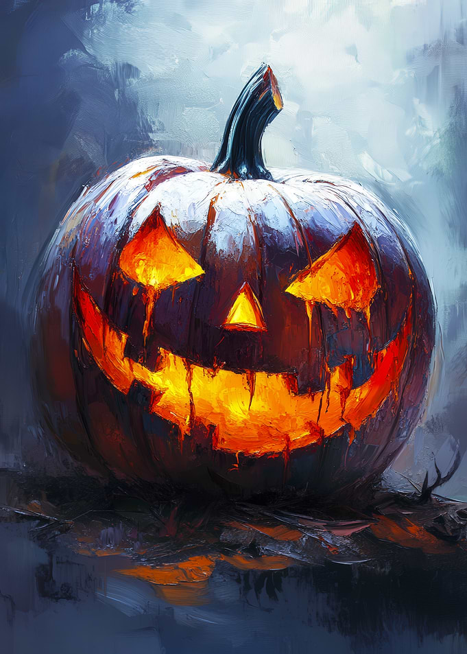Halloween Pumpkin Painting