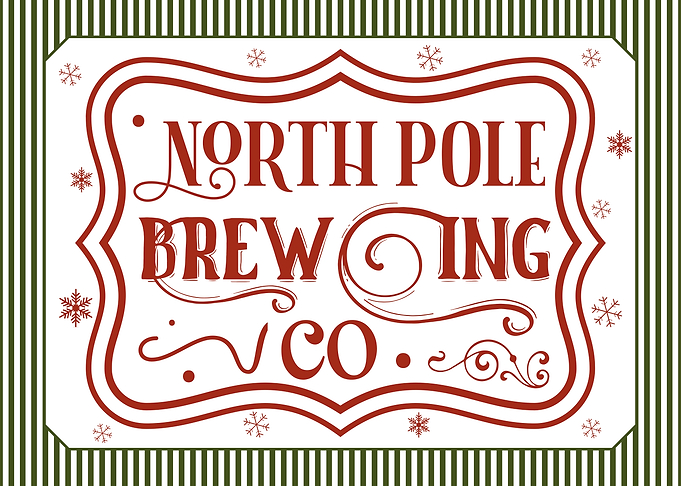 North Pole Brewing Co. Holiday Sign