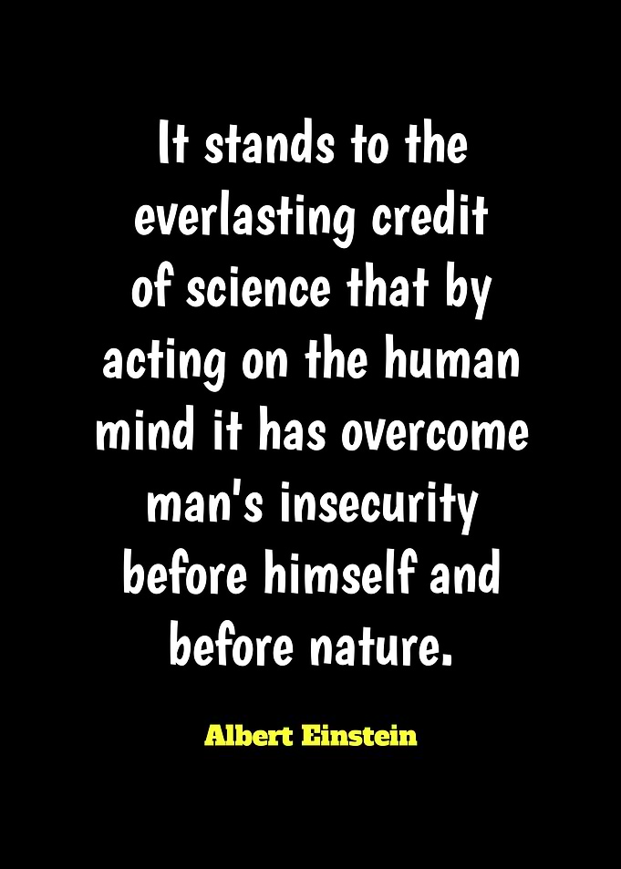 Albert Einstein Quote on Science