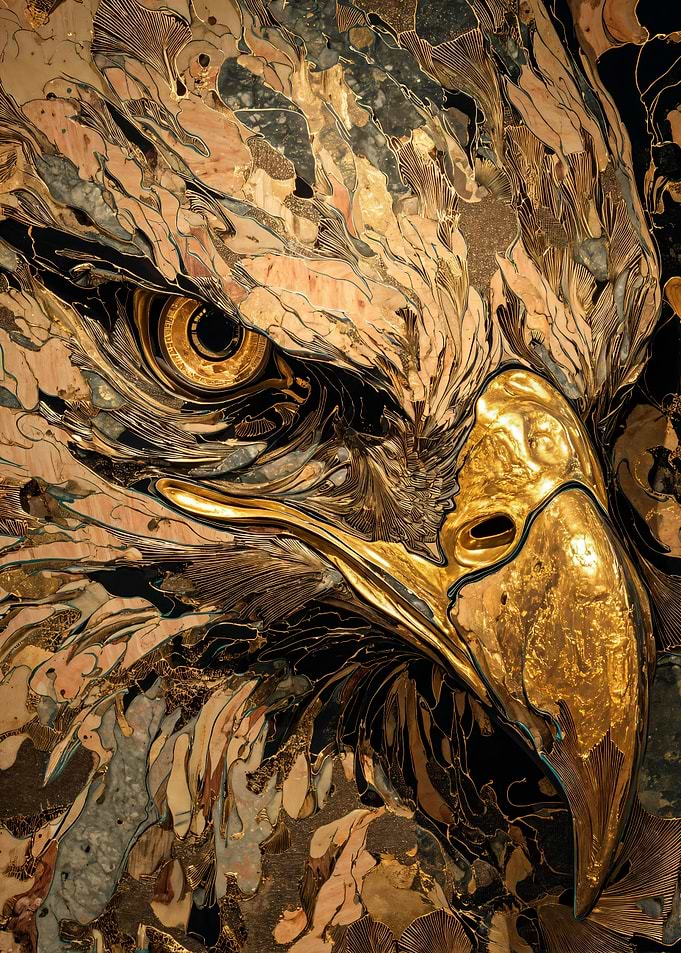 Golden Eagle Close-Up