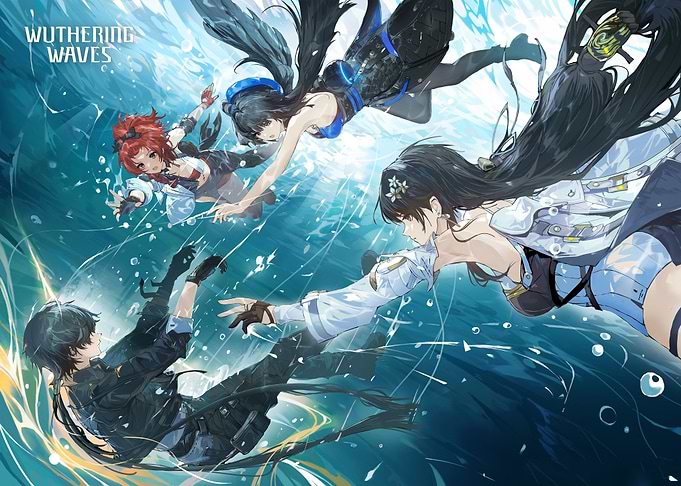 Wuthering Waves underwater scene