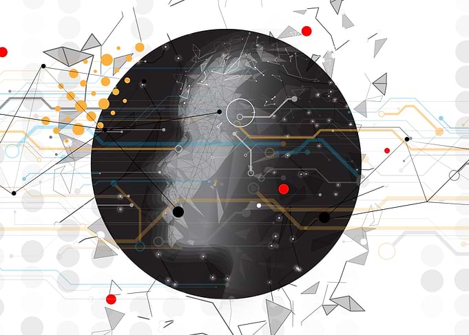 Abstract Technology Network