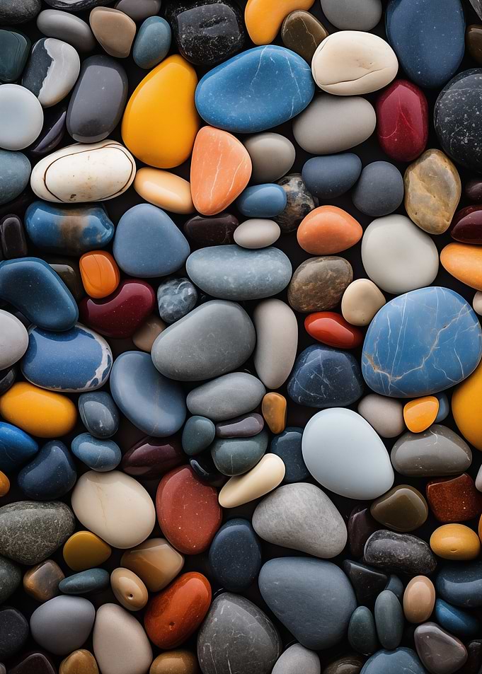Colorful Polished Stones