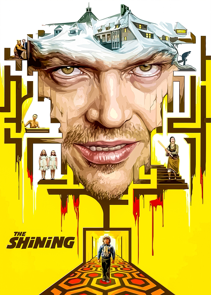 The Shining Movie Poster Art