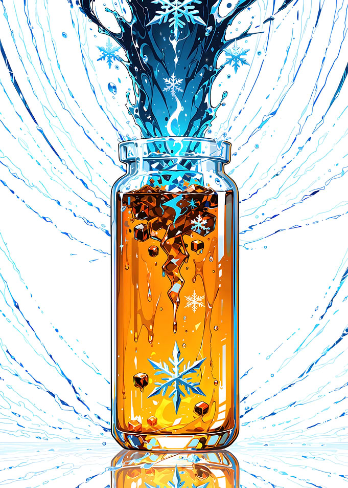 Winter Elixir in Glass Jar