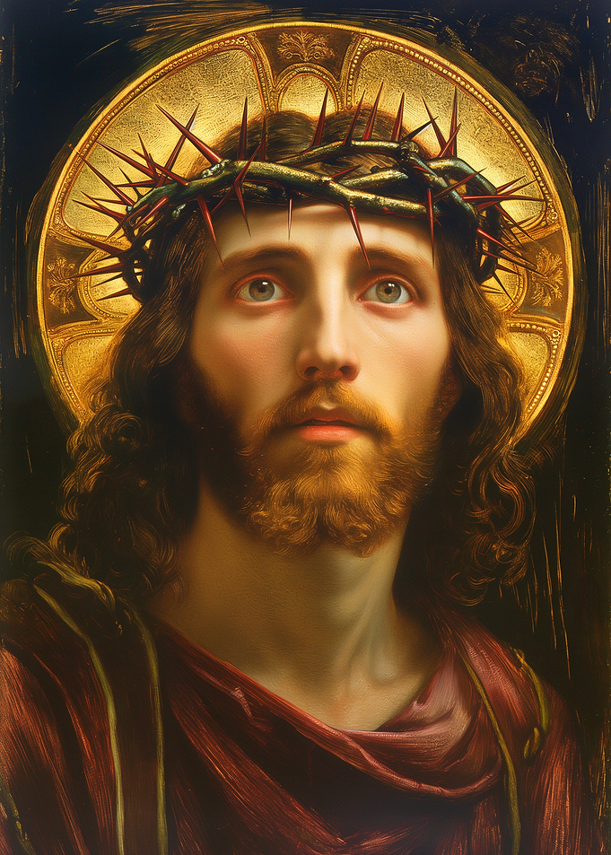 Jesus Christ with Crown of Thorns