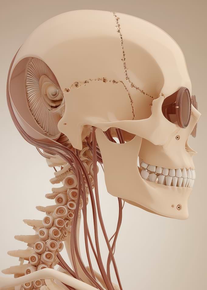 Steampunk Skull Anatomy