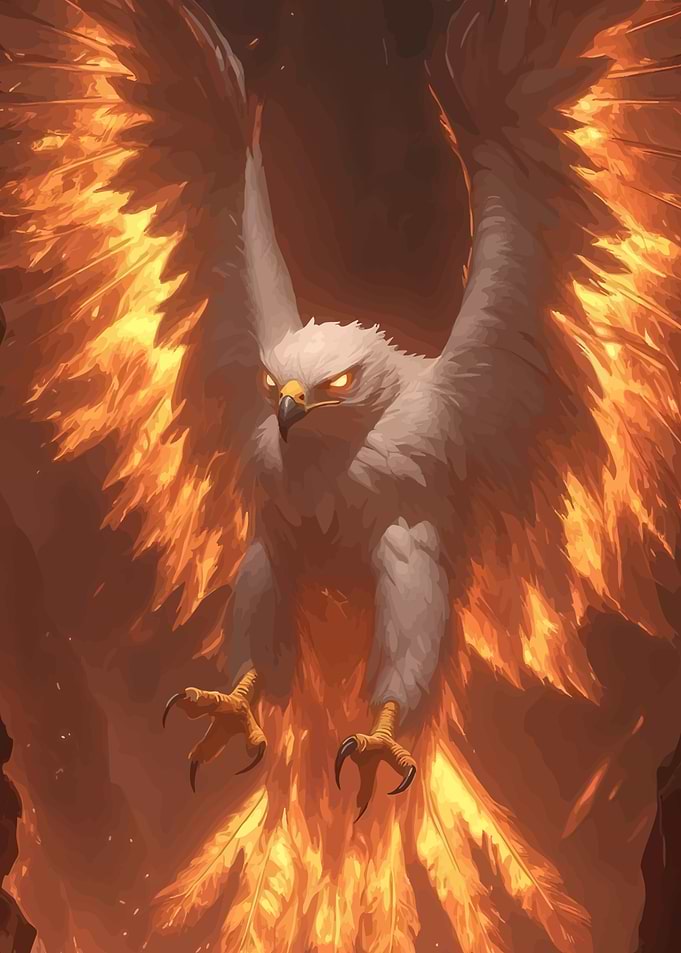 Fiery Eagle Animal