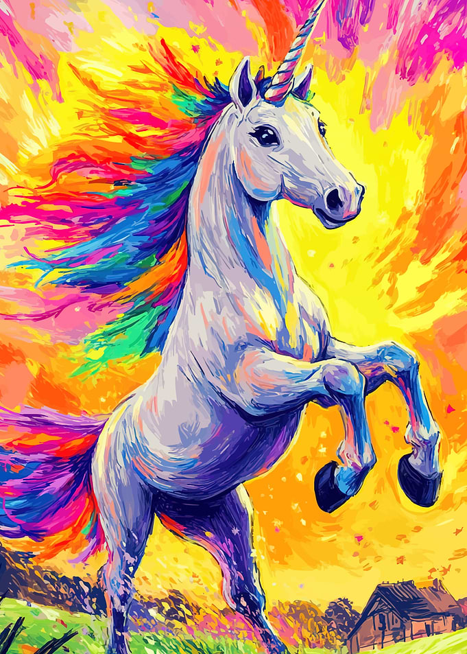 Rainbow Unicorn Animal