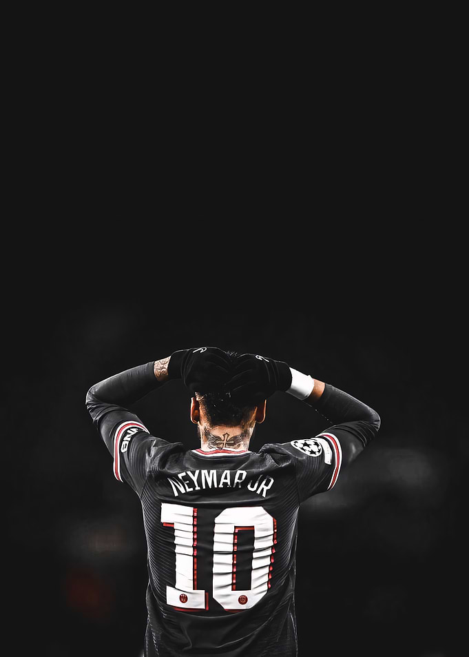Neymar Jr. Back View Jersey Number 10