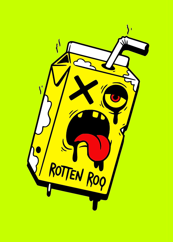 Rotten Roo Juice Box Cartoon