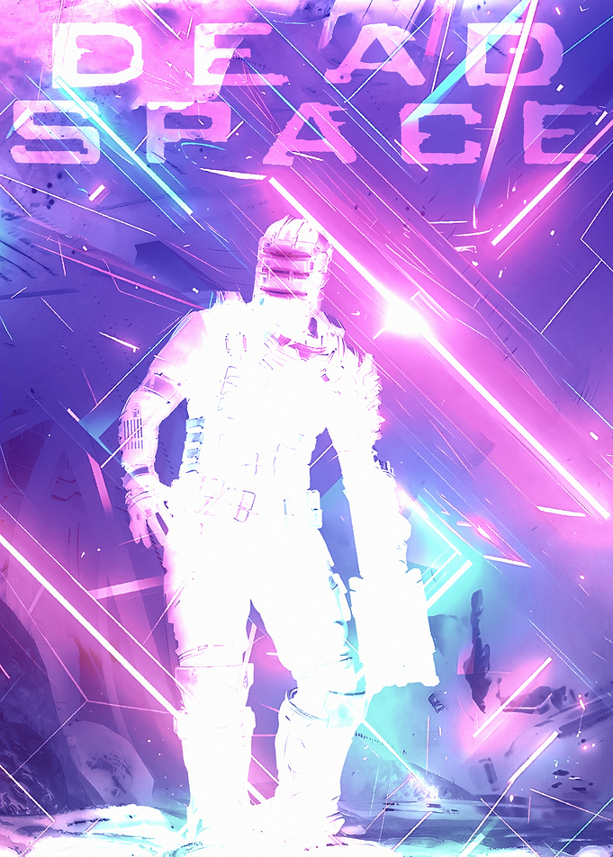 Dead Space Neon Art