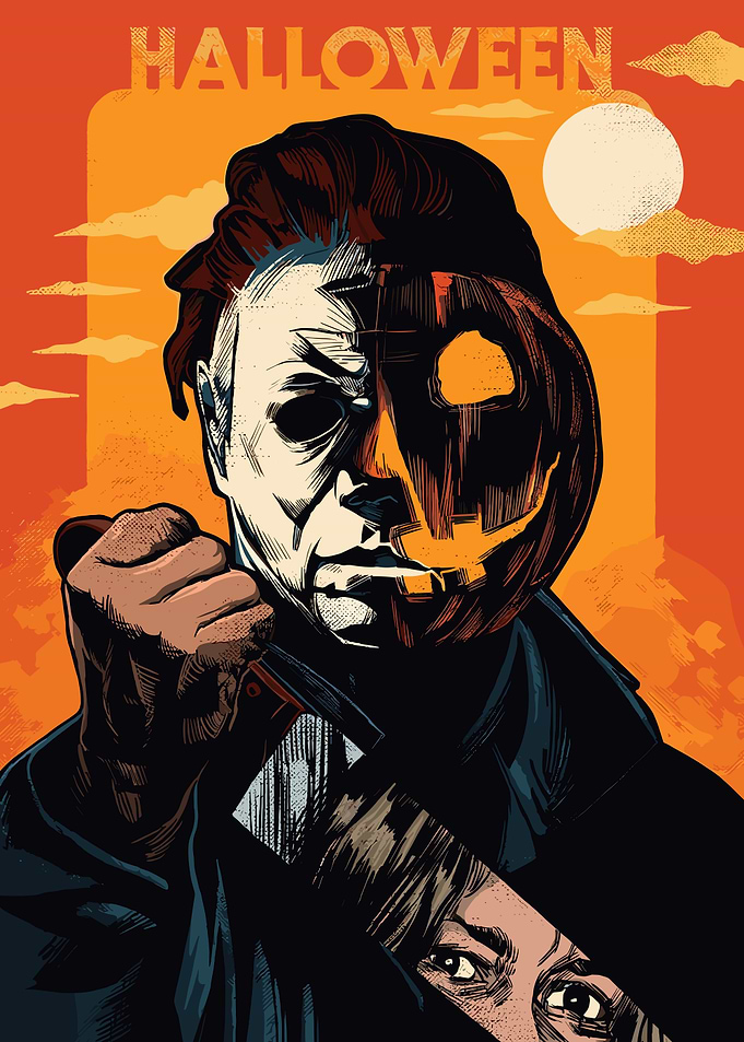 Halloween Michael Myers Pumpkin Mask