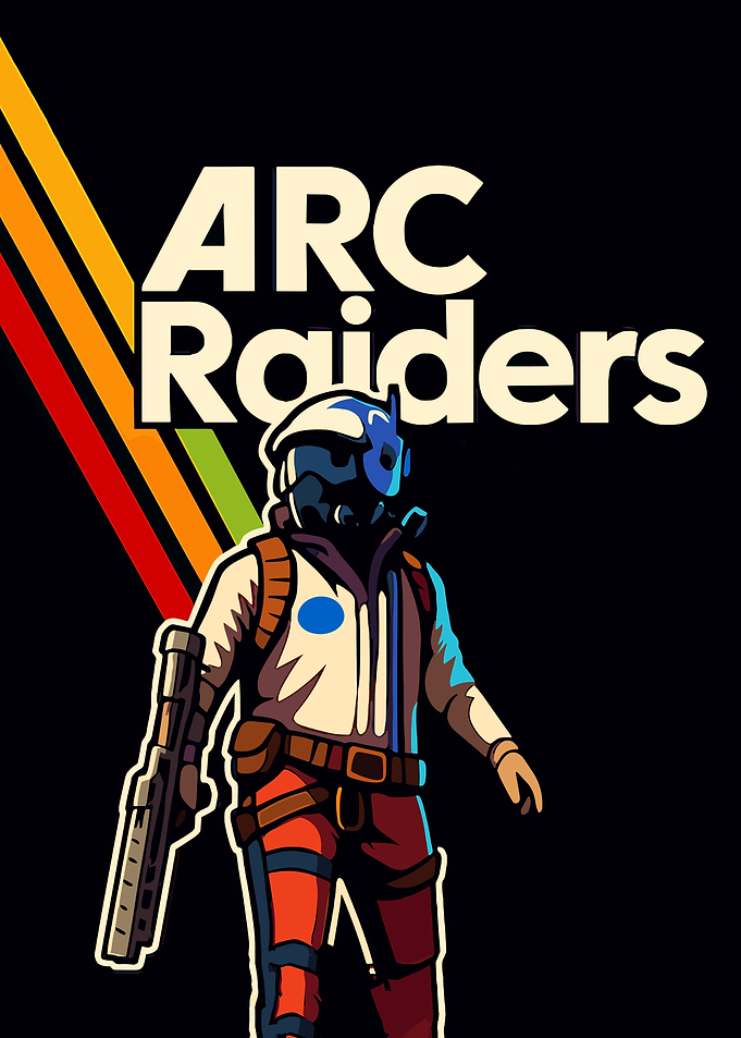 Arc Raiders Retro Sci-Fi Illustration