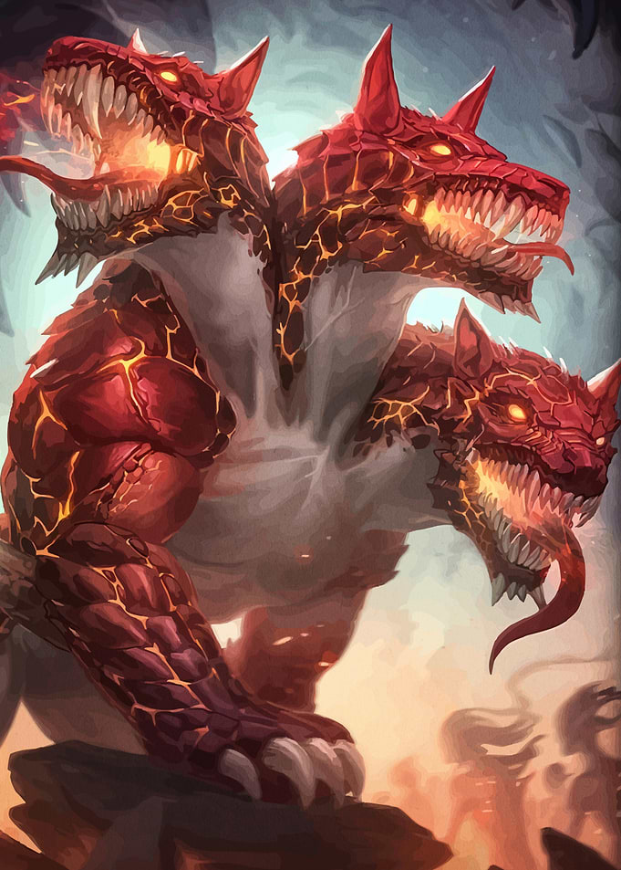 Three-Headed Dog Monster