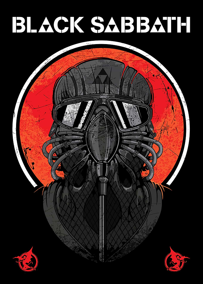 Black Sabbath Mask Art